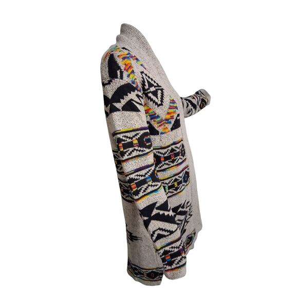 Anthropologie Northern Angel Womens size XL Cardigan Aztec Southwestern Duster - Picture 8 of 15